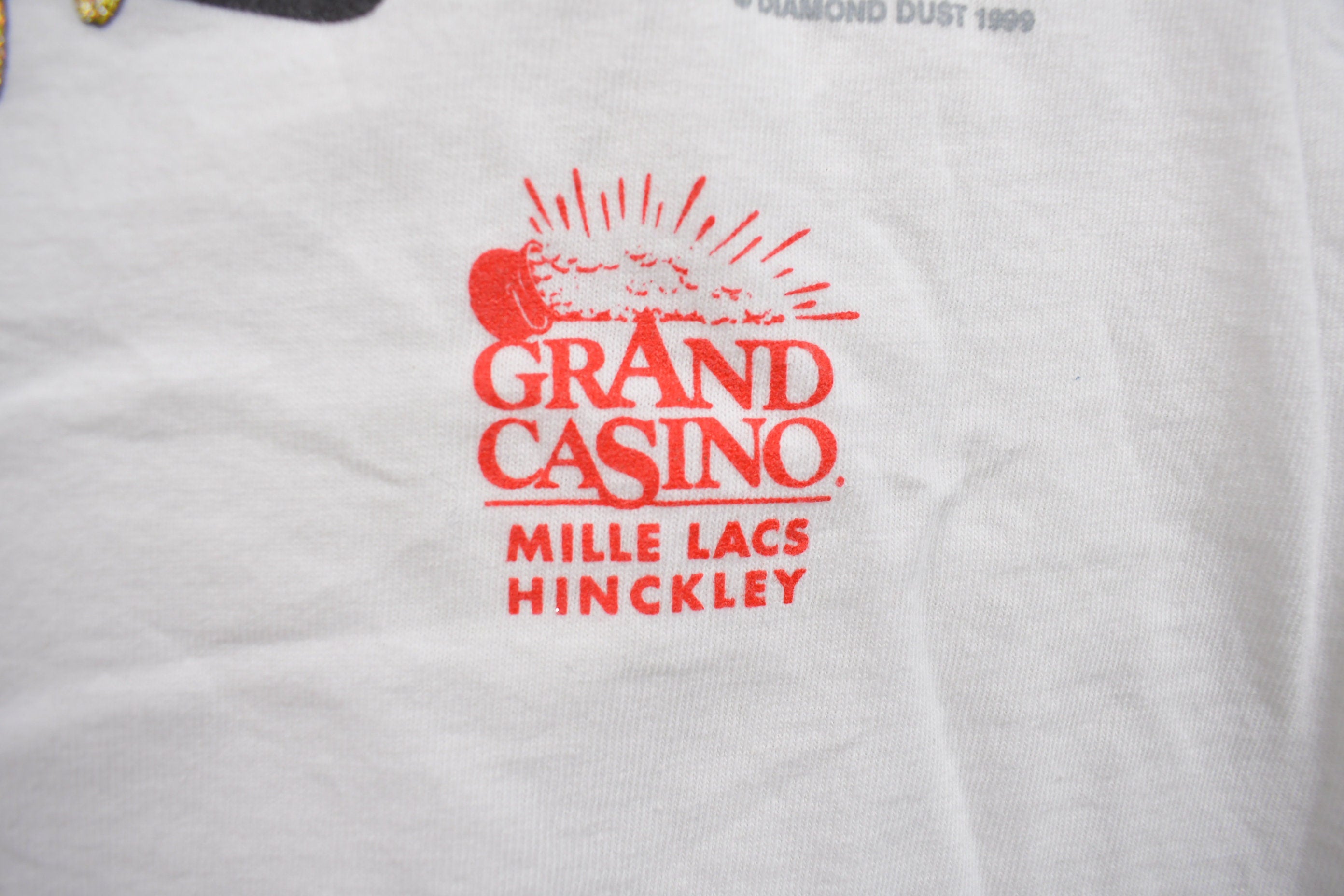 Vintage 1990s Grand Casino Slots Graphic T Shirt