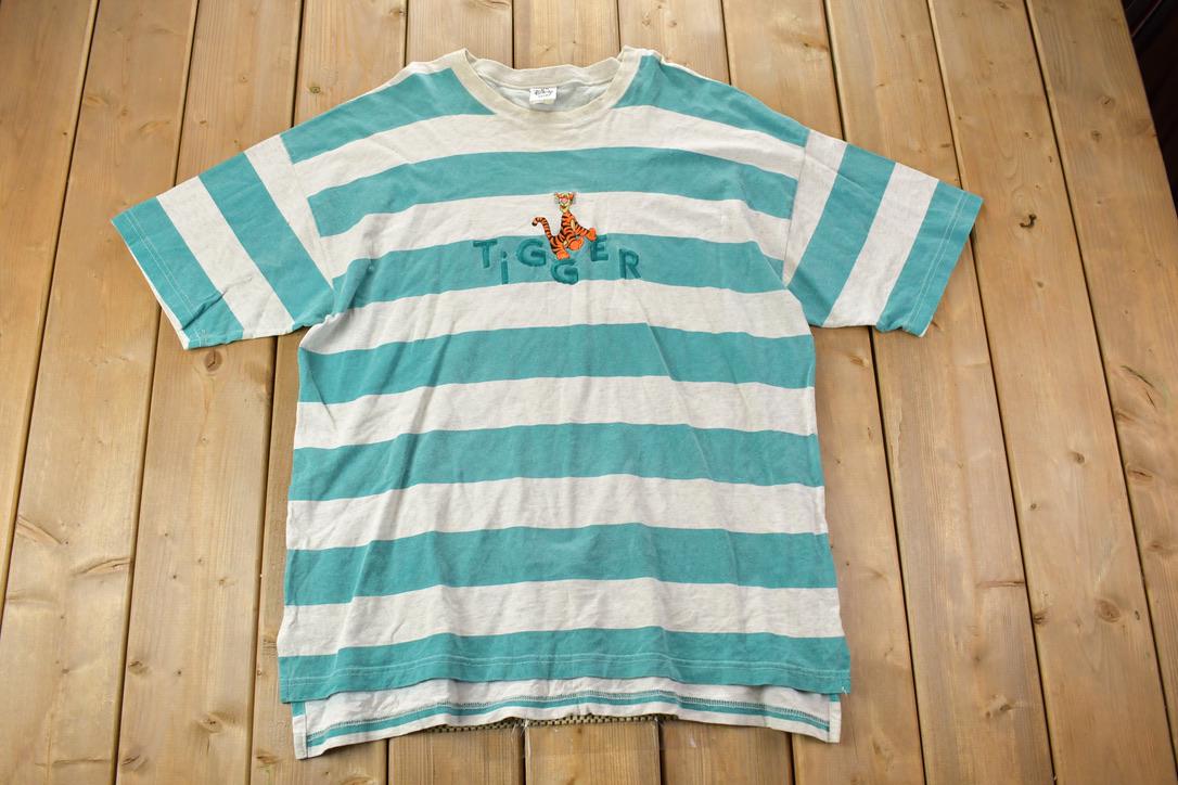 Vintage 1990s Disney Tigger Pooh bear Cartoon Promo T-Shirt