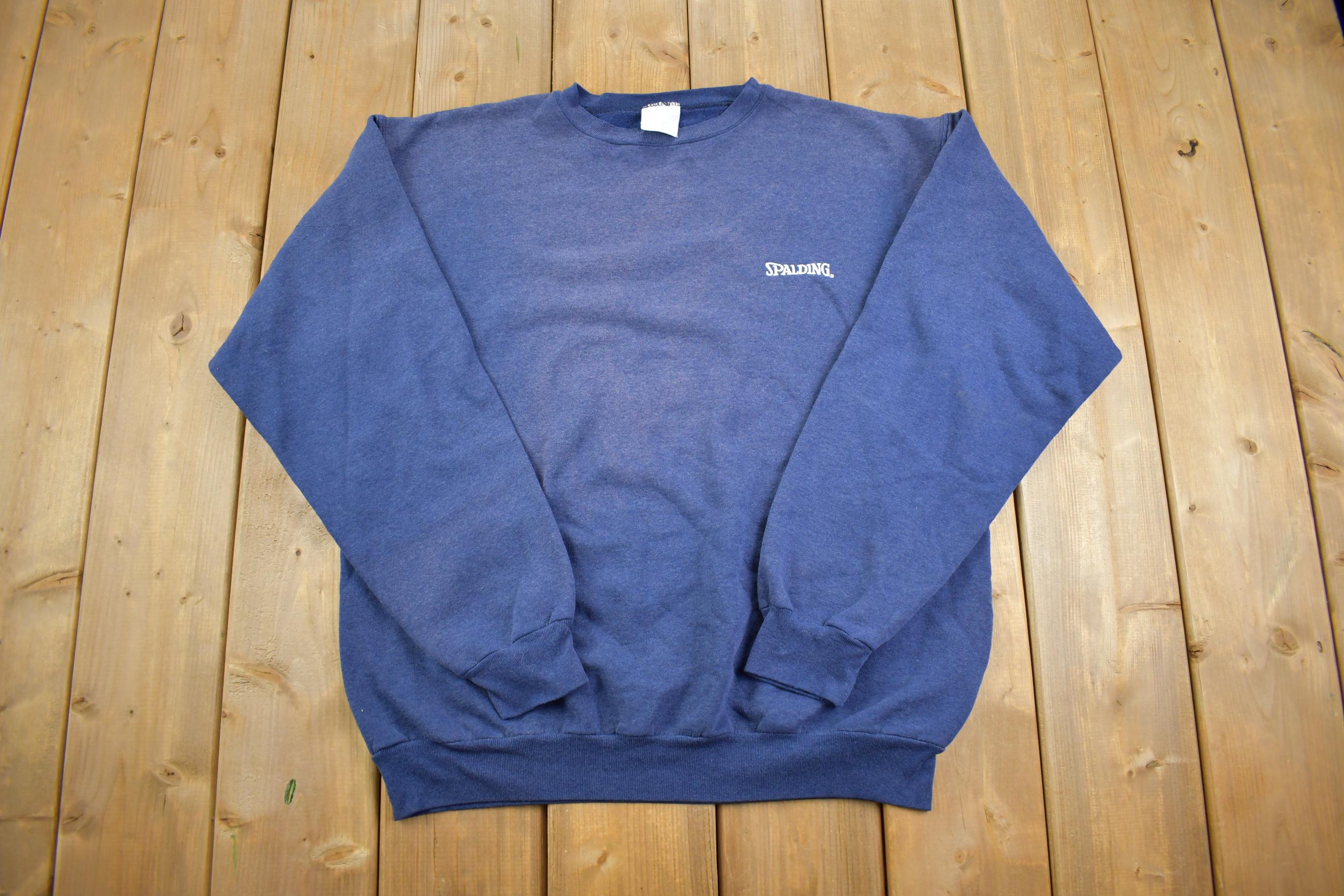 Vintage 1990s Spalding Crewneck Sweatshirt Made In Canada - Large