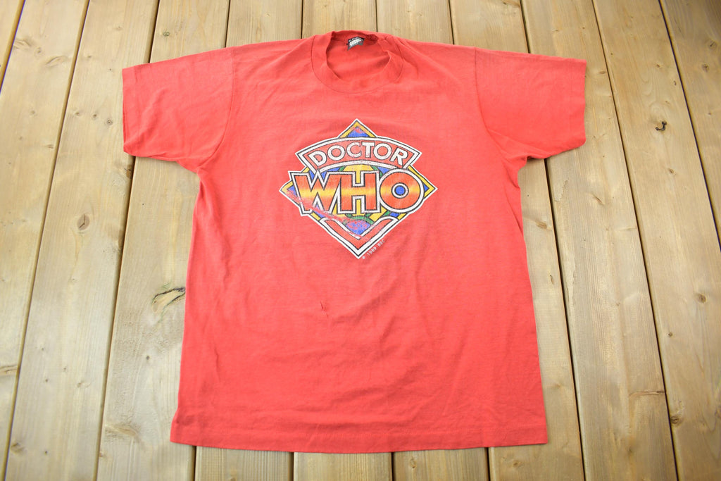 Vintage 1989 Doctor Who Single Stitch Movie Promo T-Shirt