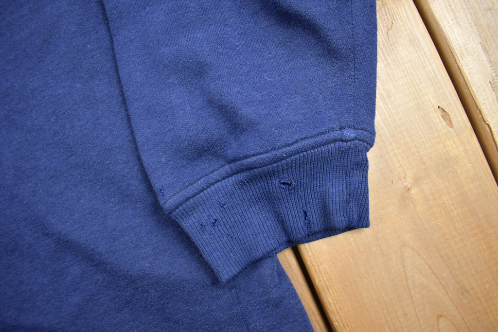 Vintage 1990s Blank Henley Sweatshirt