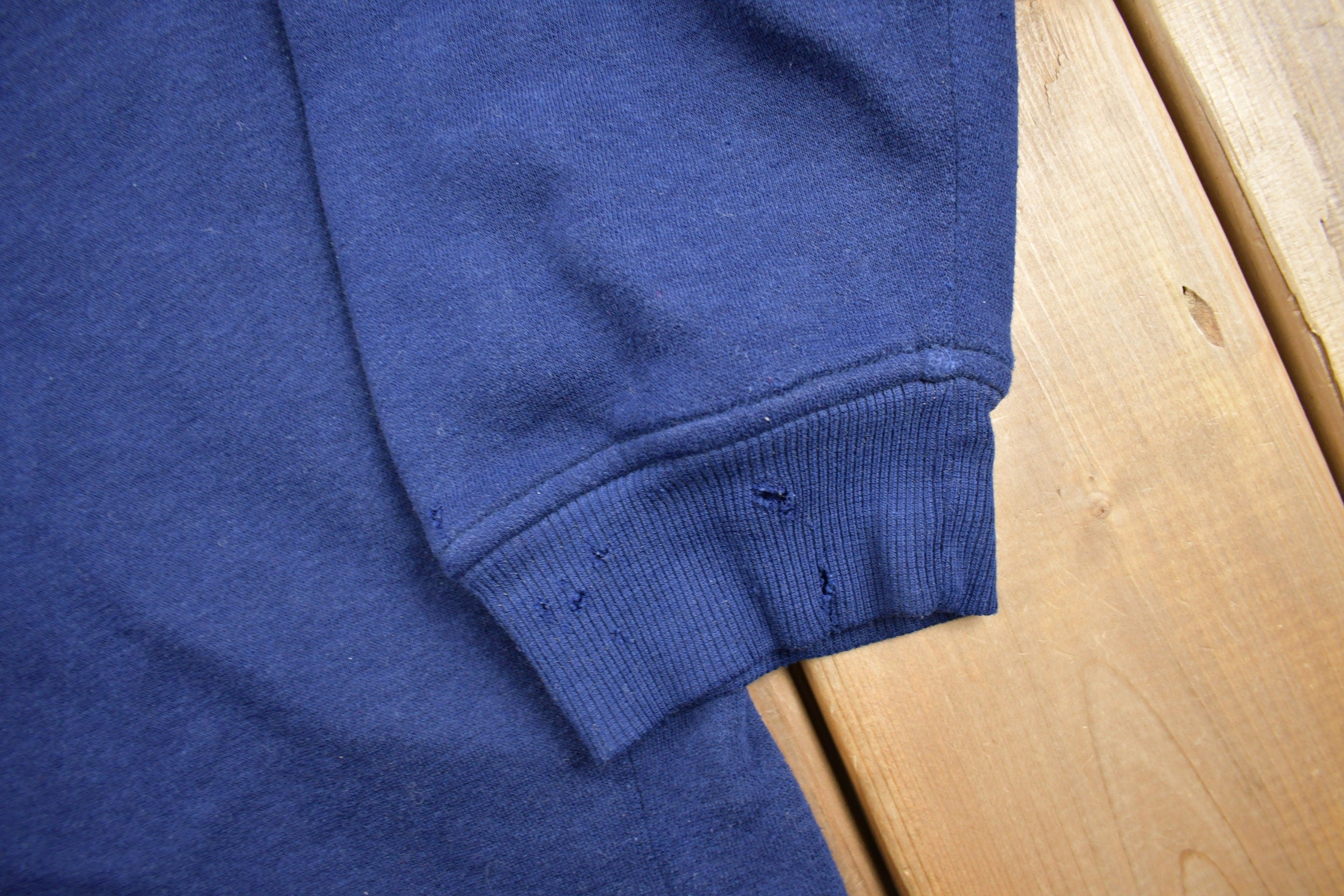 Vintage 1990s Blank Henley Sweatshirt