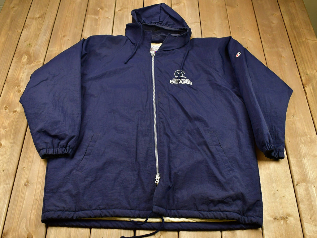 Vintage 1990s Chicago Bears Champion Full Zip Jacket