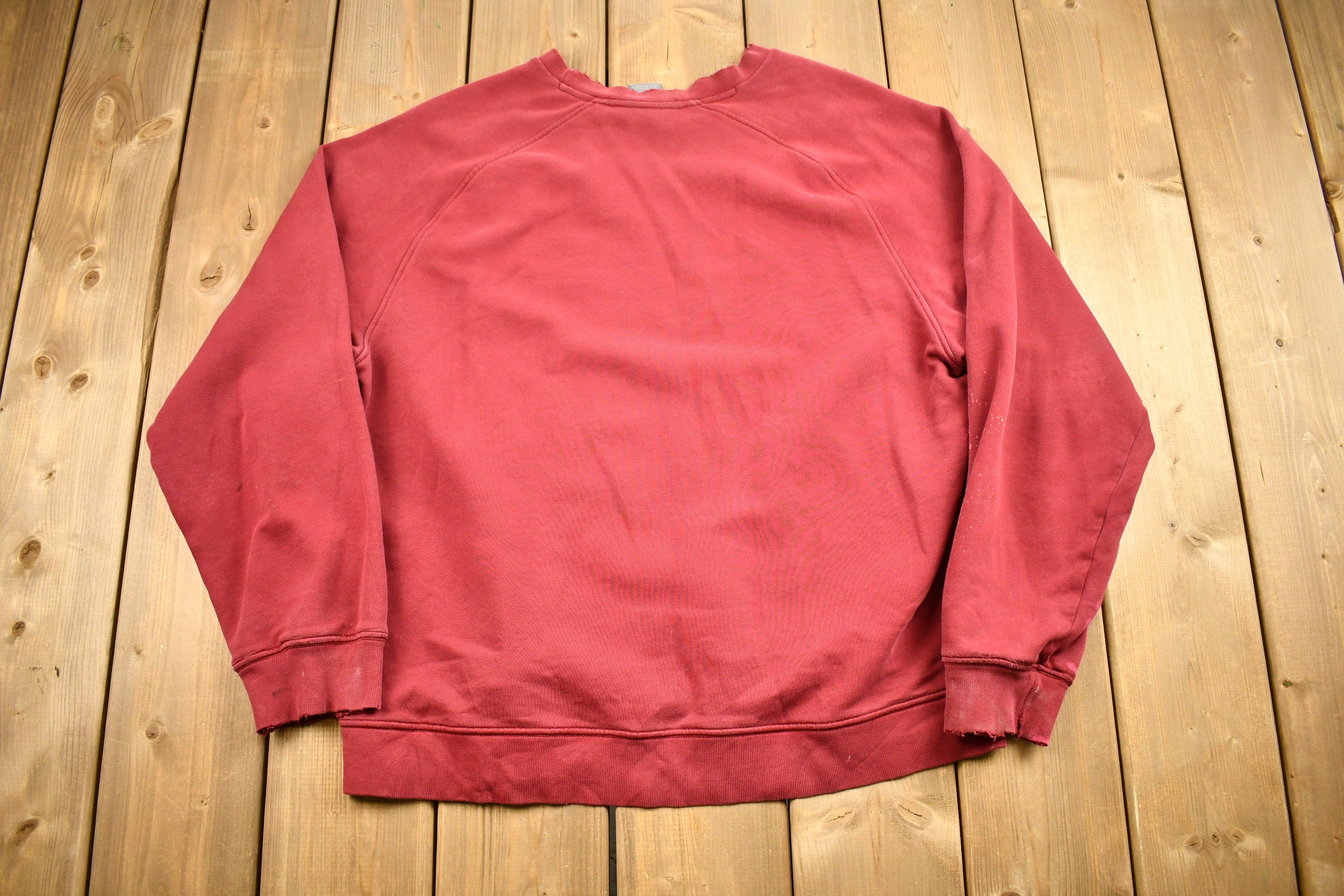 Vintage Nike Embroidered Mini Swoosh Raglan Crewneck Sweatshirt
