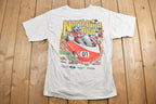 Vintage 1990s Northland Tour Racing Graphic T Shirt