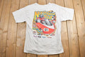 Vintage 1990s Northland Tour Racing Graphic T Shirt / Vintage T Shirt / Streetwear / Racing Graphic