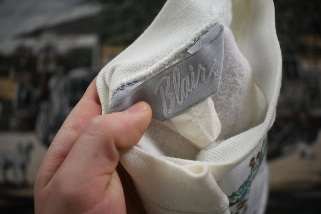 Vintage 1990s Blair Jingle Bells Angels Graphic Crewneck