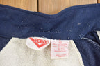 Vintage 1990s Pony Zip Up Colour Block Warm Up Sweatshirt