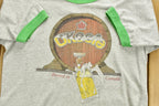 Vintage 1980s O'Keefe Beer Promo Ringer T-Shirt