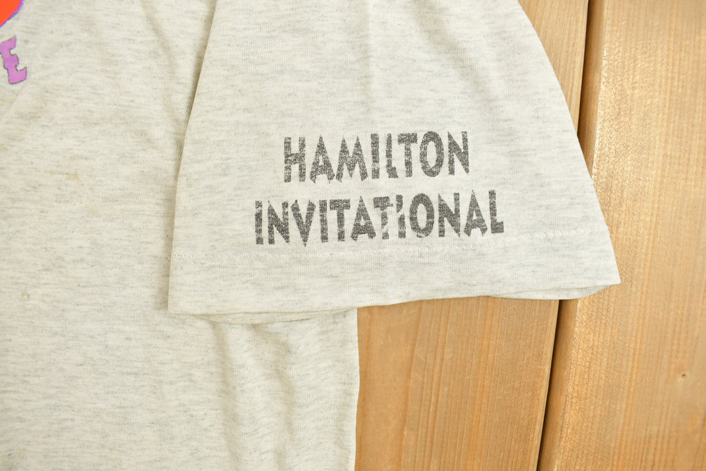 Vintage 1990s Hamilton Basketball Is Life Graphic T-Shirt