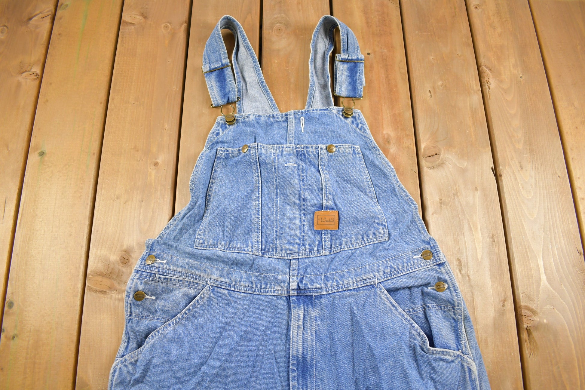 Vintage 1990s Walls Denim Jean Overalls Size 40 x 28