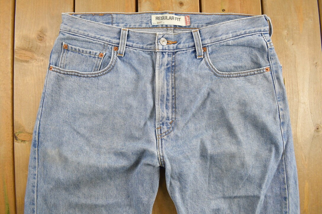 Vintage Levi's 505 Red Tab Denim Jeans Size 36 x 28.5
