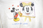 Vintage 1990s Mickey Mouse Labour Of Love Mini Mouse Disney Crewneck