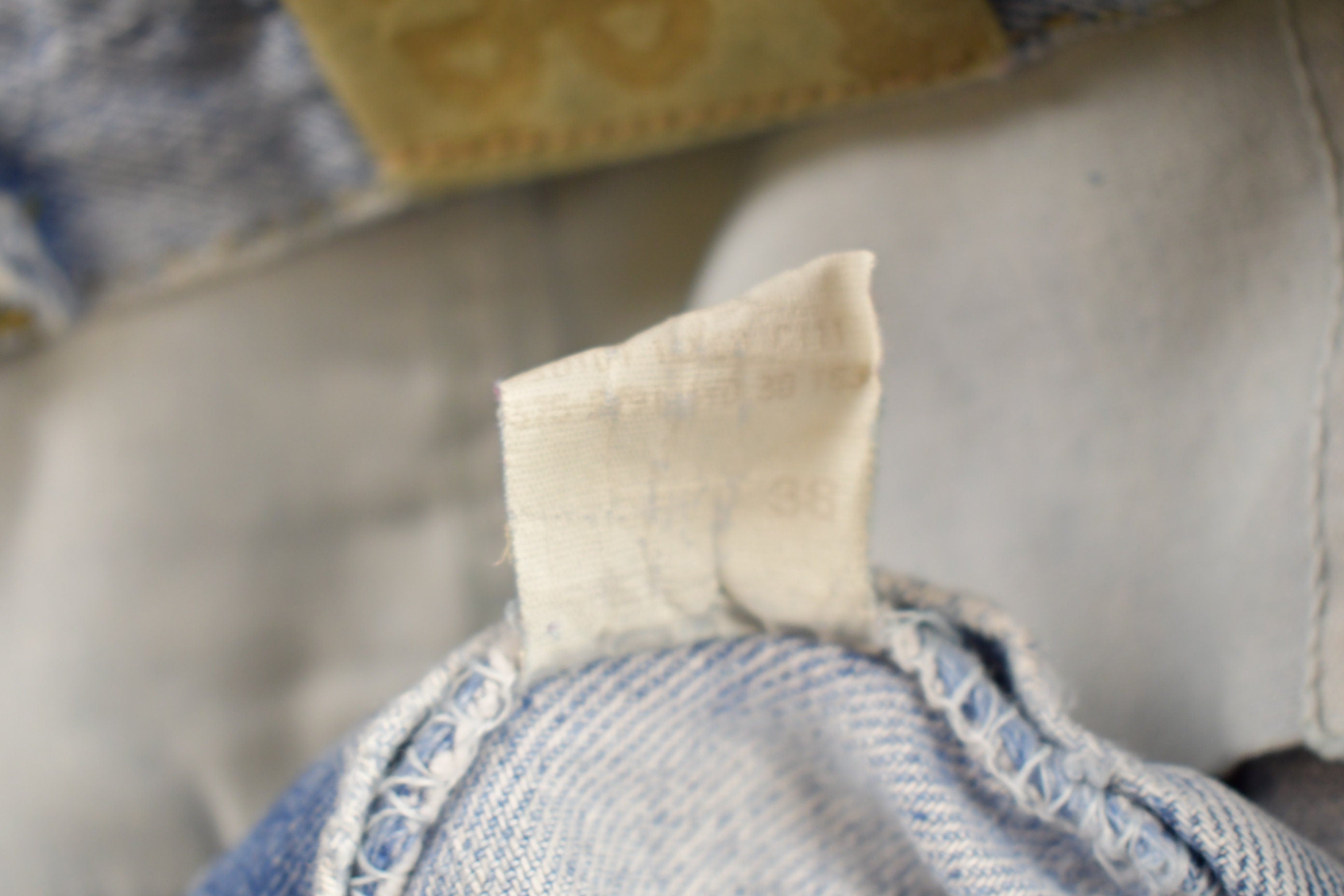 Vintage 1990s Lee Paint Splattered Jean Shorts 29 x 7