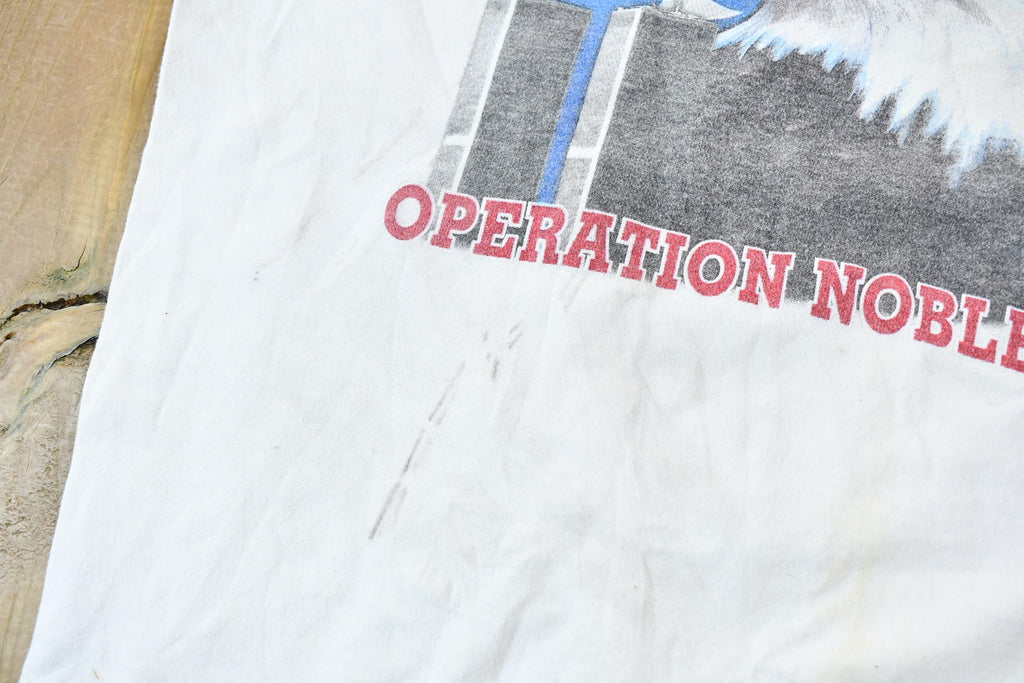 Vintage 2000s Operation Noble Eagle Single Stitch Graphic T-Shirt