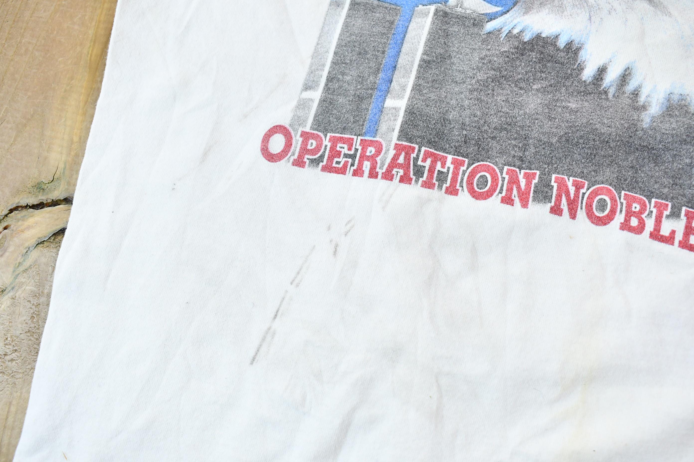 Vintage 2000s Operation Noble Eagle Single Stitch Graphic T-Shirt