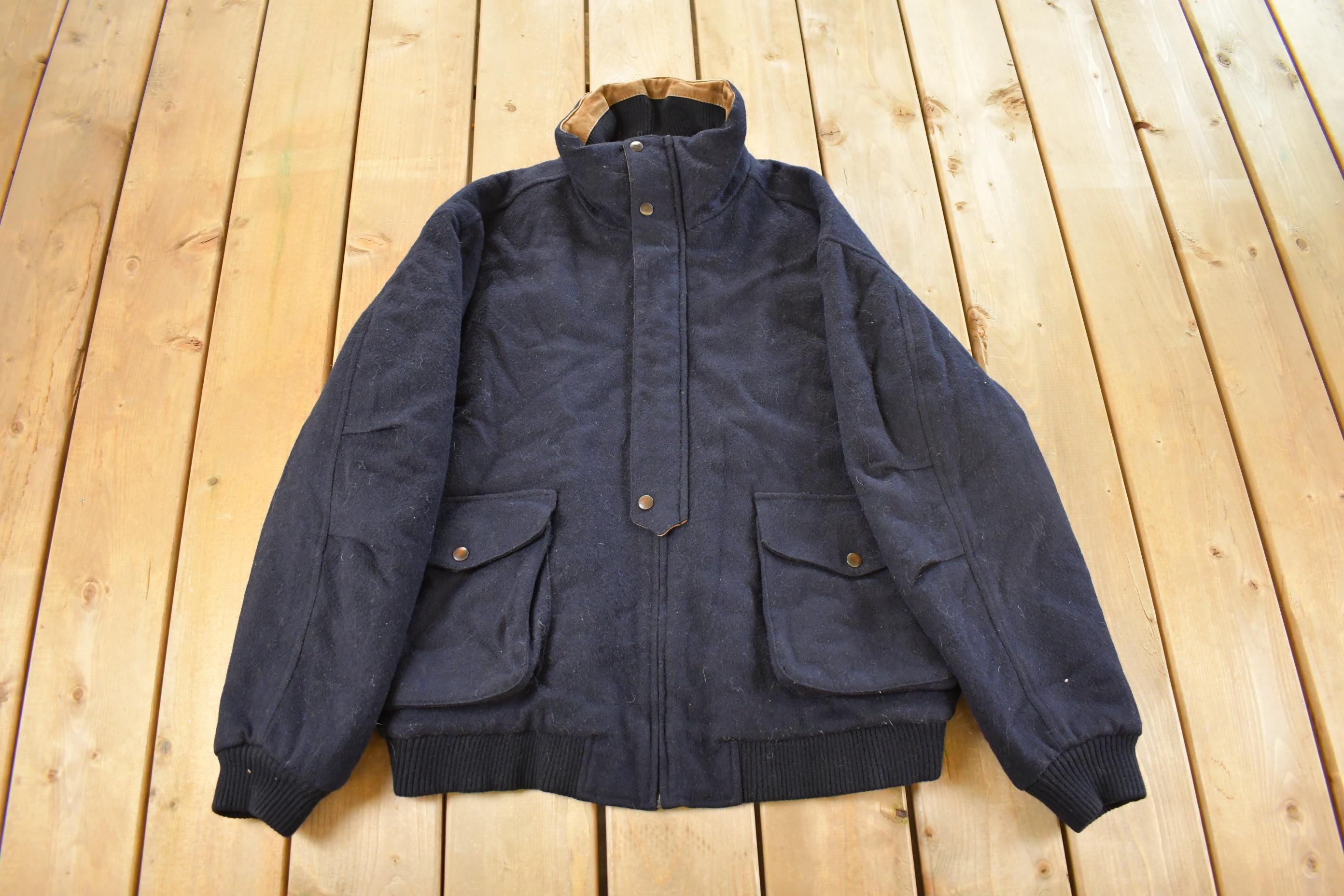 Vintage 1990s St. John's Bay Wool Jacket Men's Large