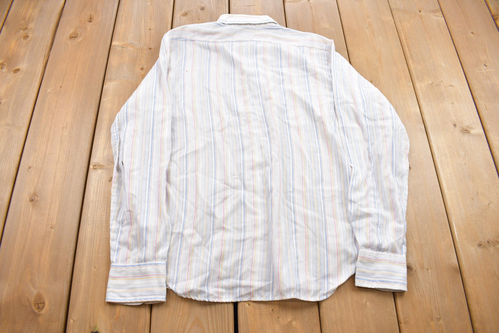 Vintage 1990s Striped Button Up Shirt