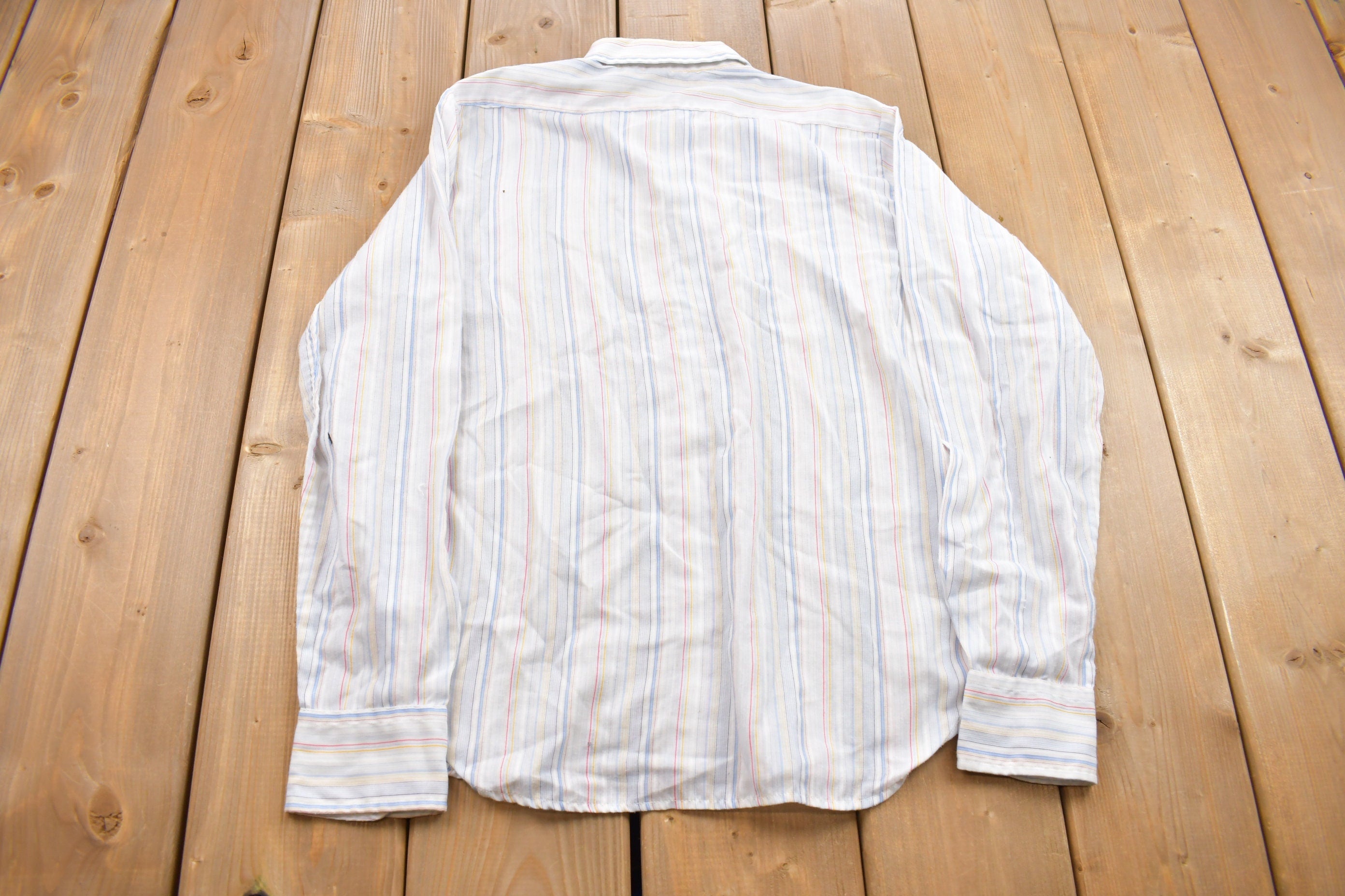 Vintage 1990s Striped Button Up Shirt