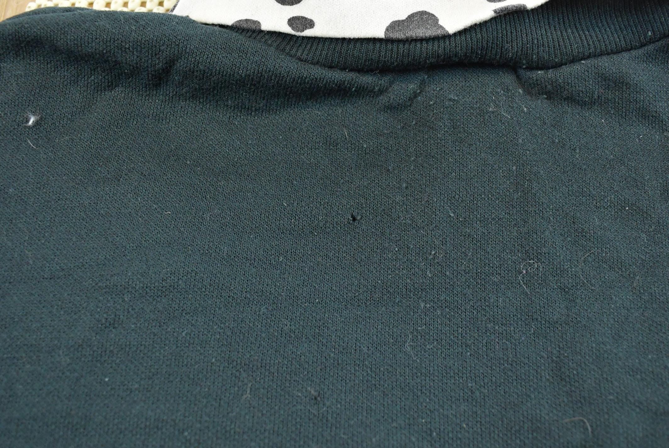Vintage 1990s Dalmatians Valentines Hearts Turtleneck Sweatshirt Women's S