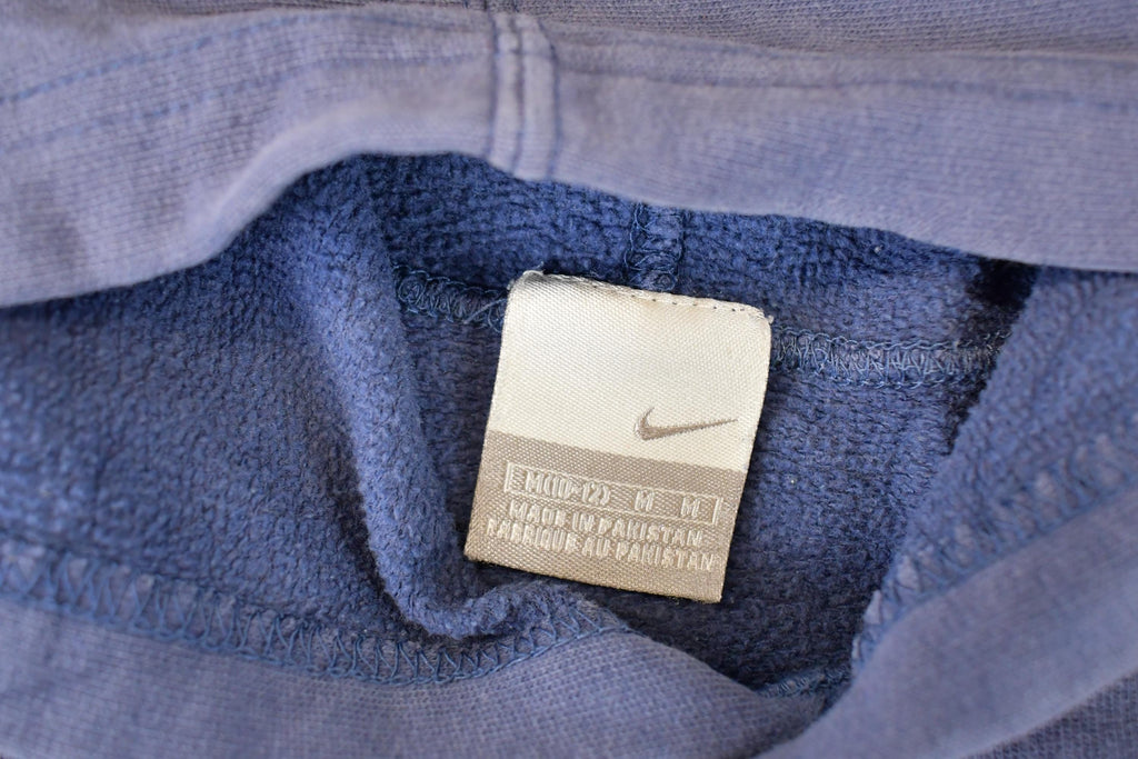 Vintage 1990s Nike Embroidered Mini Swoosh Hoodie Sweatshirt Men's S