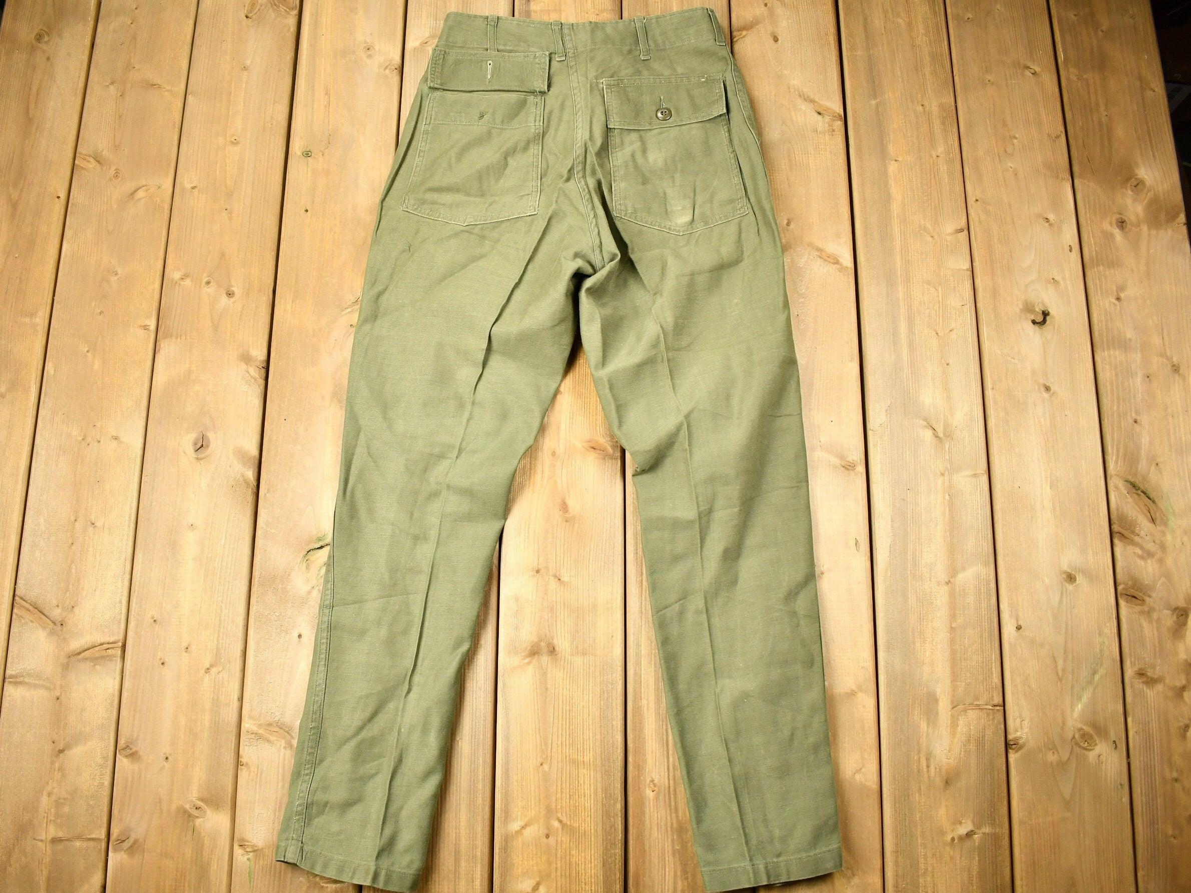 Vintage 1983 Military OG 107 Army Pants Size 28 x 29.5