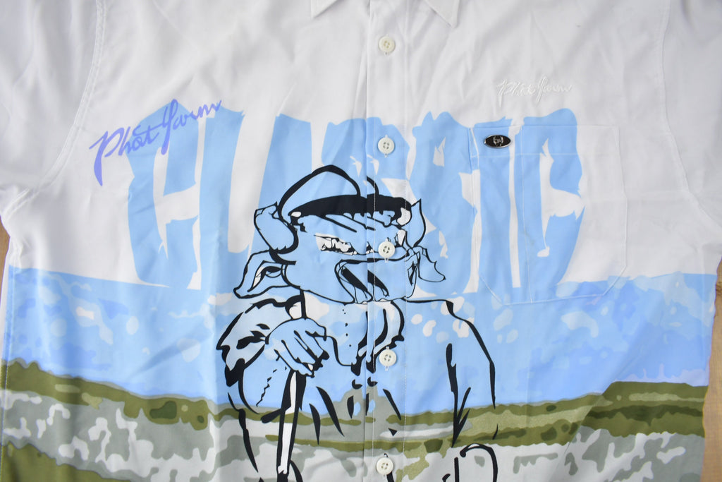 Vintage 1990s Phat Farm Classic All Over Print Button Up Shirt