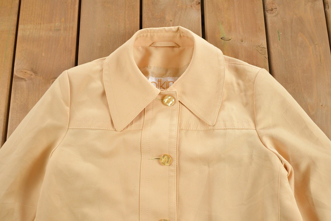 Vintage 1980s Atkins Trench Coat