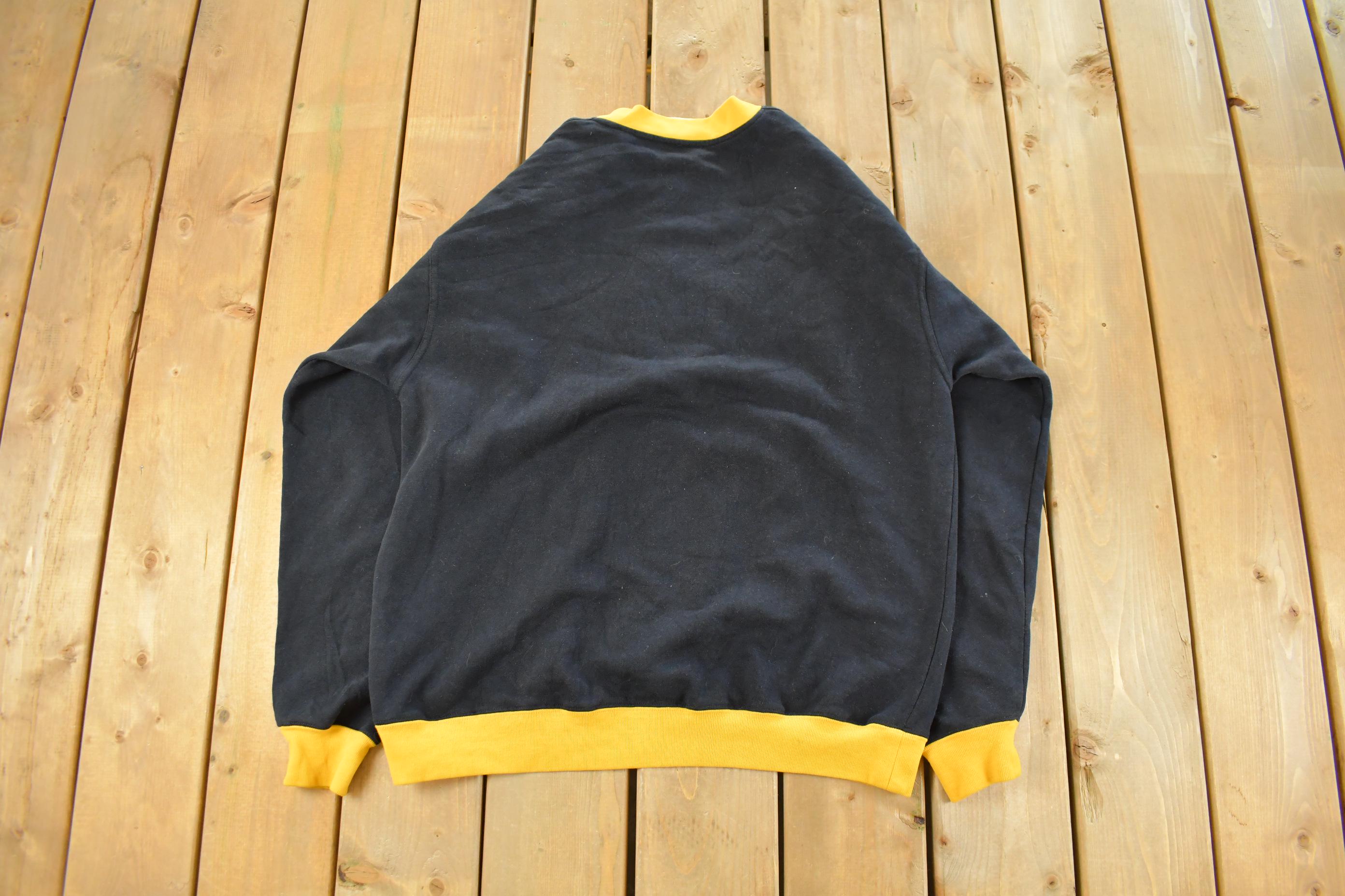 Vintage 1990s Pittsburgh Steelers NFL Crewneck Sweatshirt Men's Large