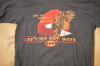 Vintage 1993 Daytona Bike Week Coyote Pass Trading T-Shirt