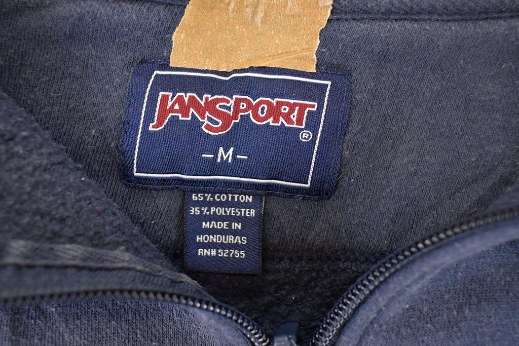 Vintage 1990s Jansport Vilanova Quarter Zip University Sweater Men's L