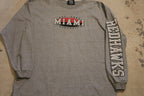 Vintage 1990s University Of Miami Redhawks Long Sleeve T Shirt
