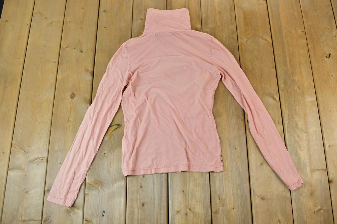 Women Vintage Pink Vigoss Y2K T-Shirt / Vigoss Grunge Skull Print / Contrast Stitch / Internet Famous Clothing / Over Dyed / Y2K Bedazzled