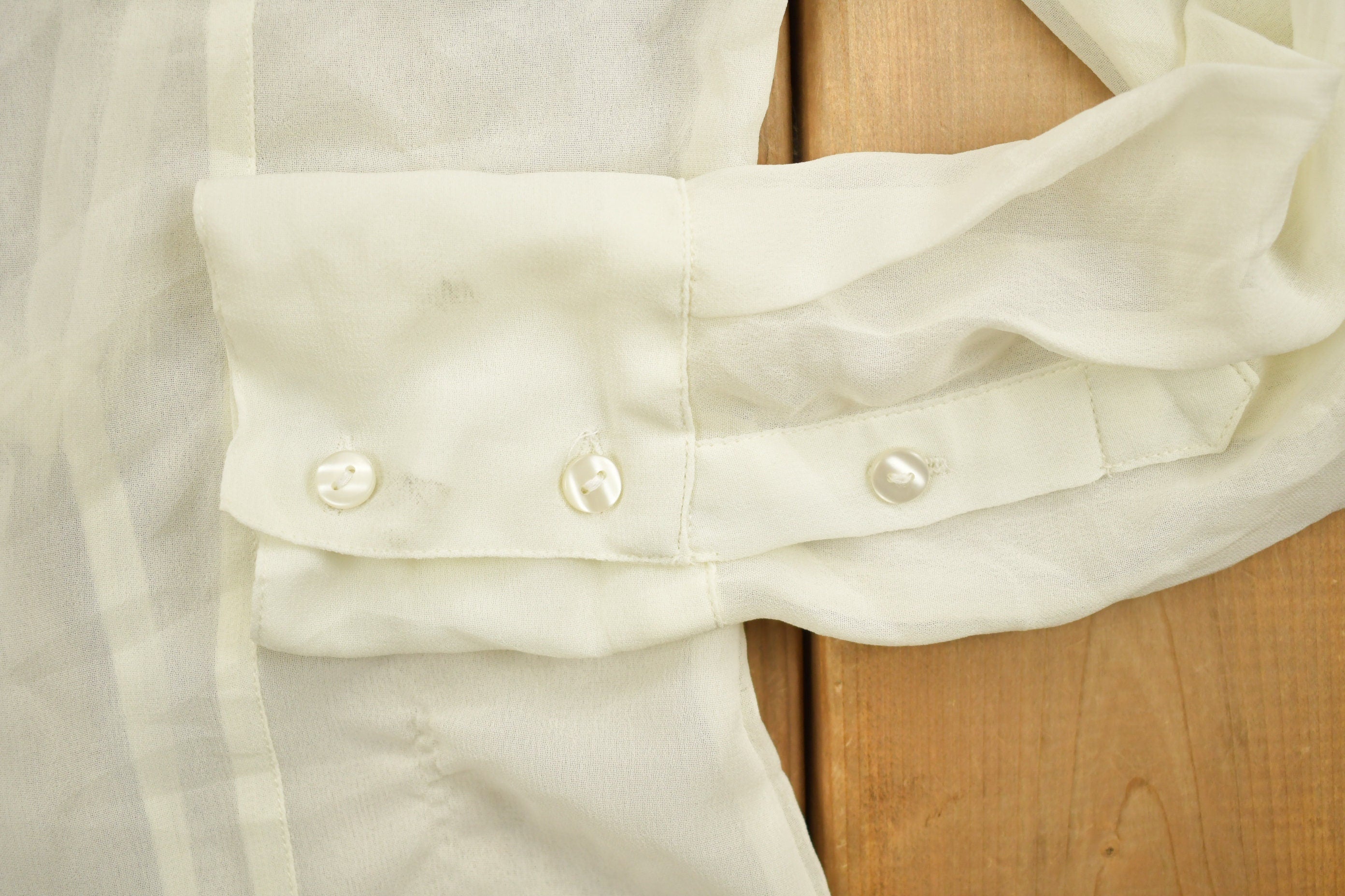 Vintage 1990s Light Button Up Shirt