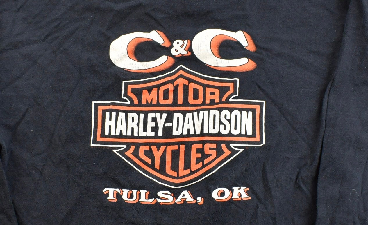 Vintage 1996 Harley Davidson Motorcycles Long Sleeve T-Shirt