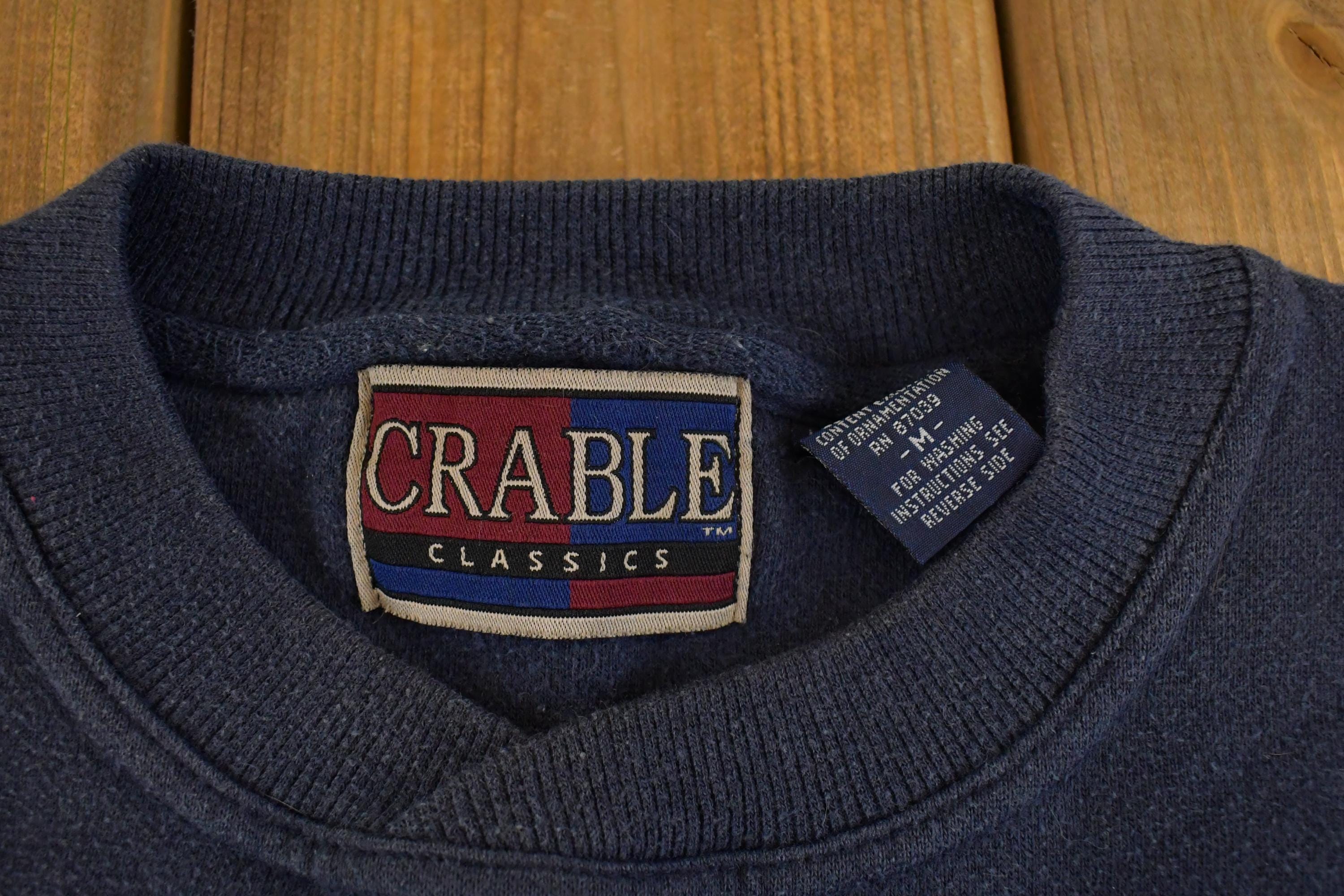 Vintage 1990s Crable Golf Souvenir Crewneck Sweatshirt Mens M /
