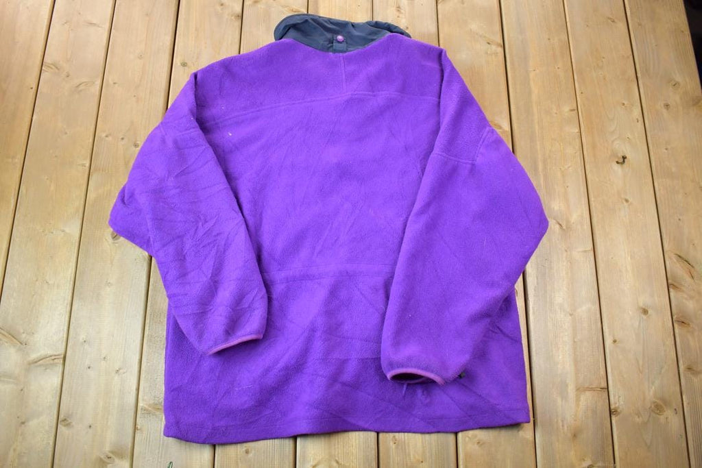 Vintage 1990s Columbia Fleece Quarter Zip Fleece Sweater / Outdoorsman / 90s Sweater / Streetwear / Hiking / Fleece Zip up