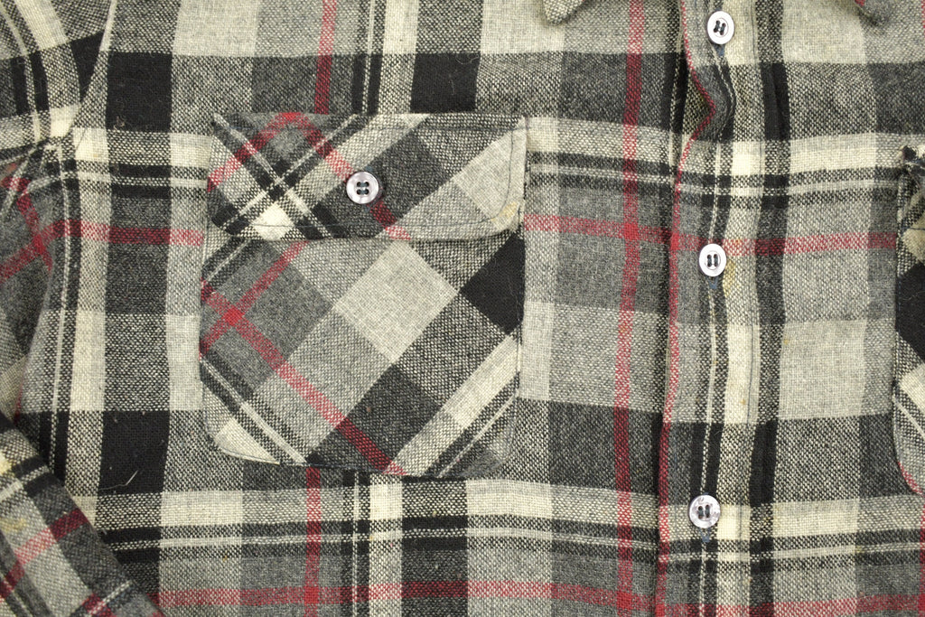 Vintage 1990s Elk Mont Plaid Button Up Shirt