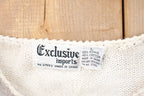 Vintage 1990s Exclusive Imports Knitted Sweater Vest