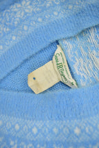 Vintage 1970s Sears Knit V-Neck Sweater
