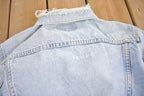Vintage 1970s Levi's Jean Jacket  Vintage Distressed Denim  Streetwear  Made In USA  Light Wash