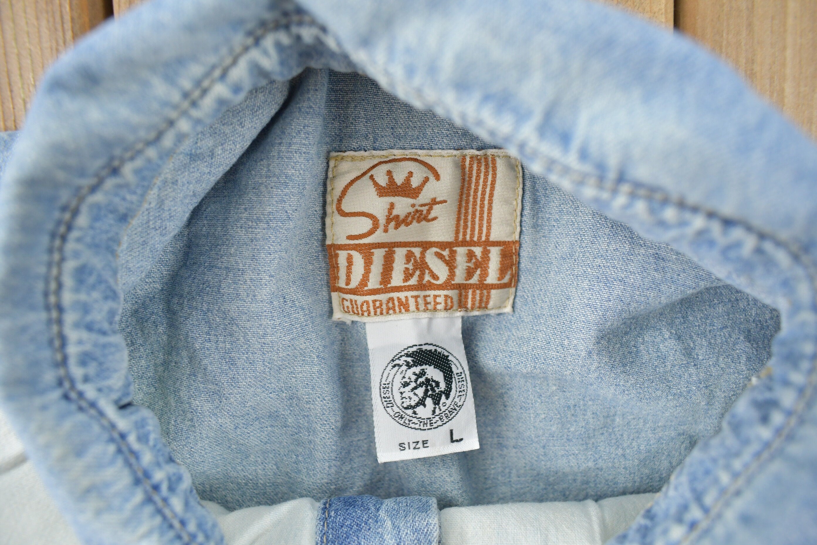 Vintage 1990s Diesel Denim Button Up Shirt