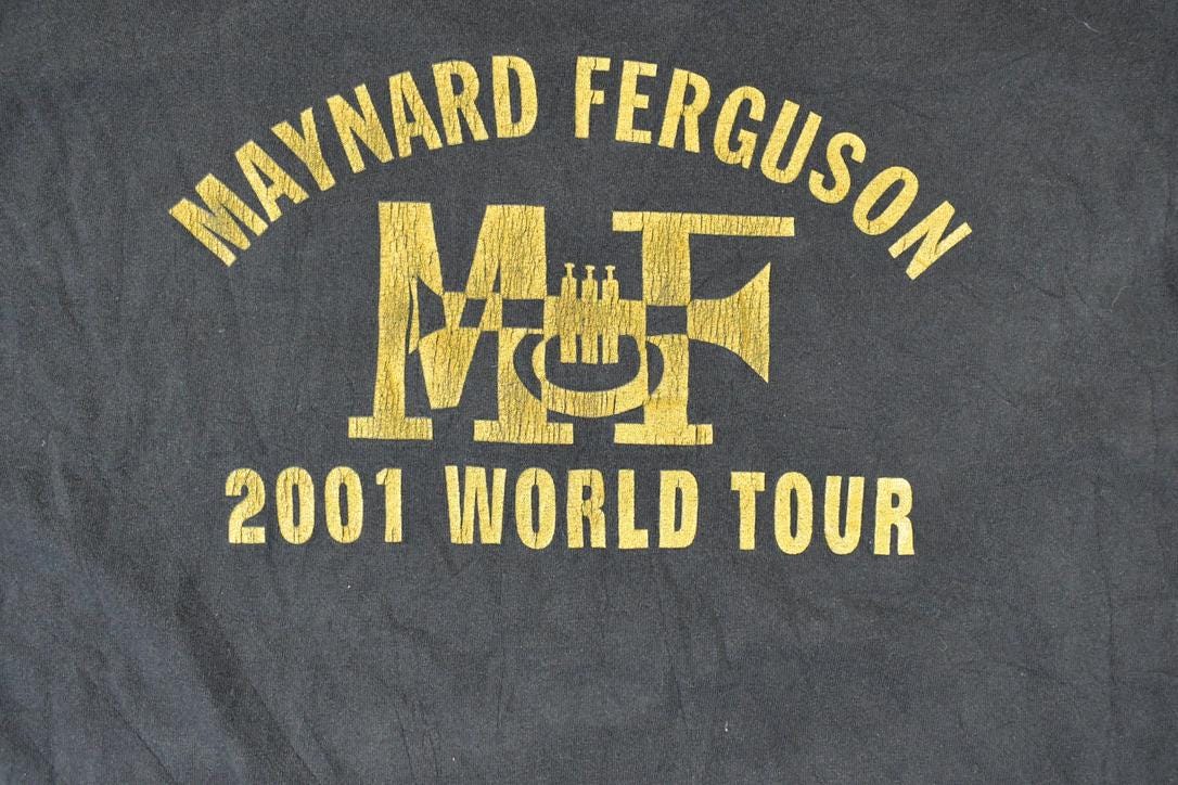 Vintage 2001 Maynard Ferguson World Tour Souvenir Band T-Shirt Men's L