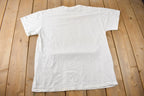 Vintage 1990s Disney Peace Love And Mickey Mouse Graphic T-Shirt Made In USA Size Xl