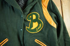 Vintage 1980s Trophy Jackets Lincoln Bears Collegiate Wool Letterman Varsity Jacket Youth XL