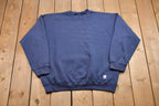 Vintage 1990s Discus Blank Essential Crewneck Sweatshirt  90s Crewneck  Vintage Basics  Athleisure  Streetwear  Essentials