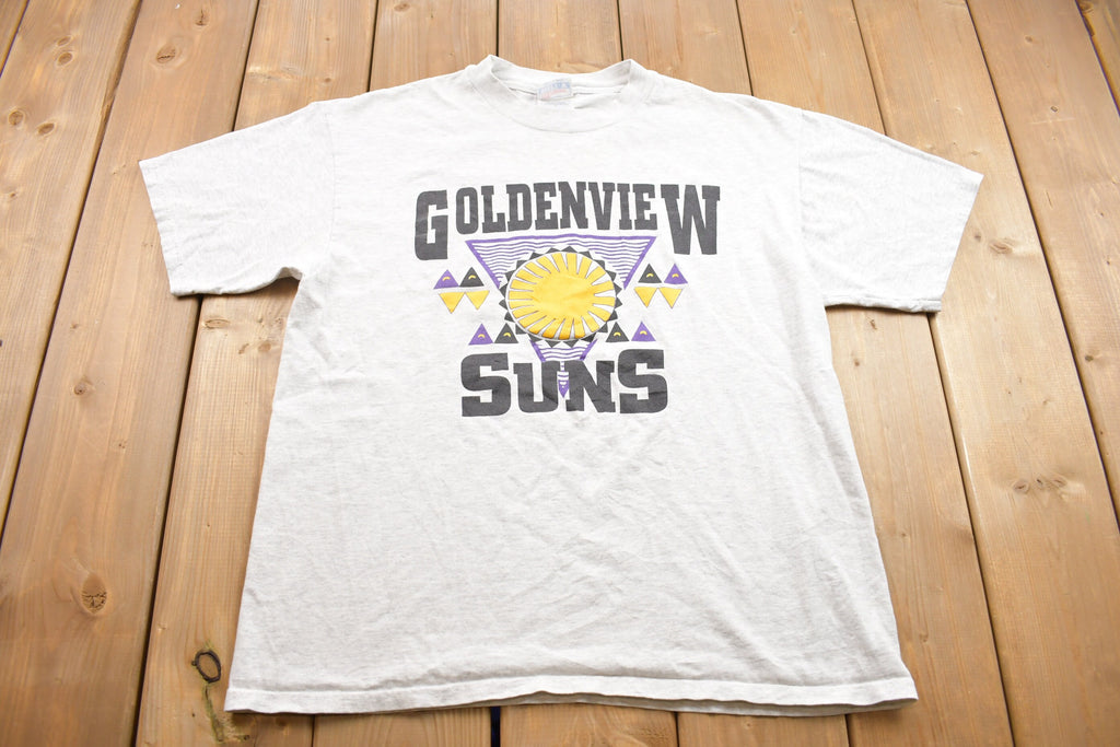 Vintage 1990s Hanes Goldenview Suns Graphic T Shirt