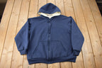 Vintage 1990s Guide Gear Blank Thermal Hoodie Size XL