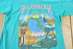 Vintage 1990s Single Stitch Florida Graphic T-Shirt