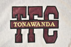 Vintage 1990s Tonawanda TFC University Crossgrain Hoodie Sweater Men's XXXL